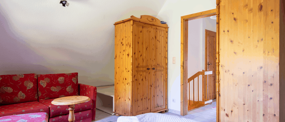 Ferienhaus-Schlafzimmer-Nord-Sitzecke