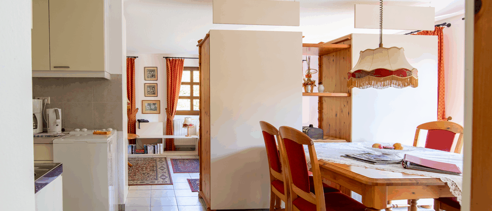 Ferienwohnung-Blick-Essen-Schlafen